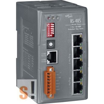   RS-405  # 5 portos Real-time redundáns Ring switch , 10/100, ICP DAS