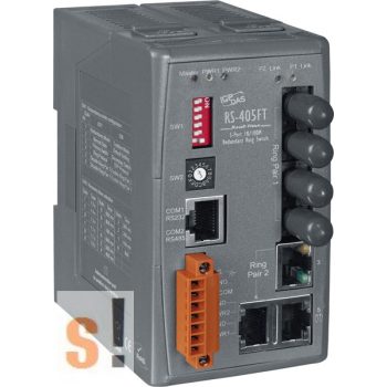   RS-405FT # Switch/Ethernet/Redundant/5 ports/2 Fiber/Multi/ST, ICP DAS