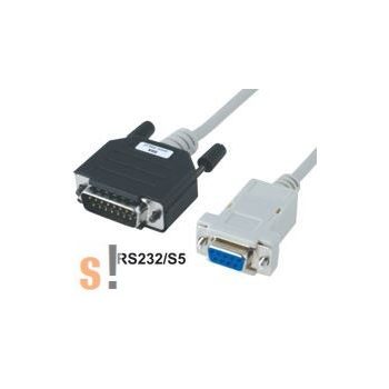   RS232/S5 # Siemens S5 PLC programozó kábel/RS-232/TTY/Szigetelt/6ES5 734-1BD20 helyett