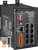 RSM-408 CR # 8 portos redundáns Ring switch szigetelt tápfeszültség bemenettel +10 VDC ~ +30 VDC, fémház, ICP DAS