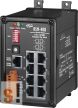 RSM-408 CR # 8 portos redundáns Ring switch szigetelt tápfeszültség bemenettel +10 VDC ~ +30 VDC, fémház, ICP DAS