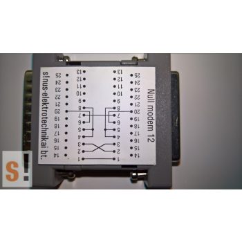 SENM12 # Null modem adapter/DB25 papa-mama