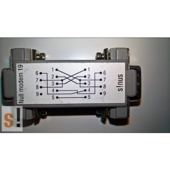 SENM19 # Null modem adapter/DB9 papa-mama