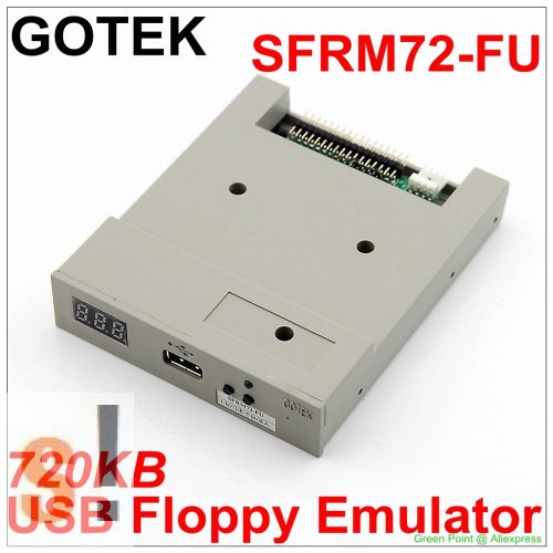 SFRM72-FU # USB Floppy Emulátor/720 kB/ nagyon régi 720 kB-os floppyk helyett - GOTEK