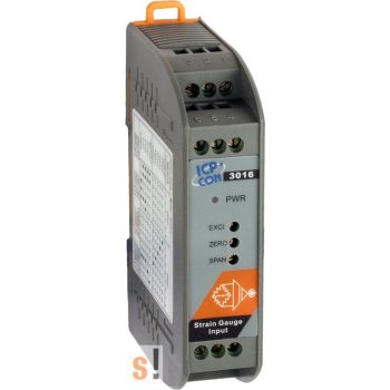   SG-3016 # Jelkondícionáló/Bemeneti modul/Nyúlásmérő/1x AI/1x AO/1x VO, gerjesztő feszültség ki/szigetelt, ICP DAS