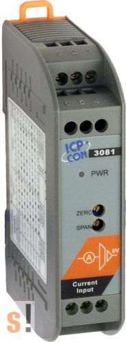 SG-3081 # Jelkondícionáló/Be/Ki modul/DC áram/1x AI/1x AO/szigetelt, ICP DAS