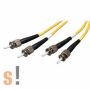   ST-ST-2M # Optikai patch kábel/ST-ST csatlakozók/62,5/125um/2 méter/sárga szín
