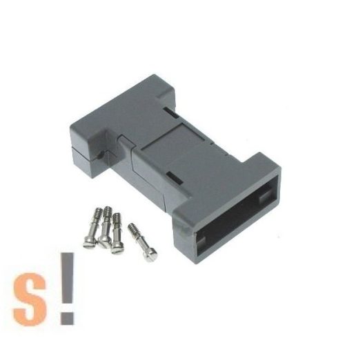 SUB-D09-D09 # SUB-D9 csatlakozó ház/ Adapter ház/ szürke