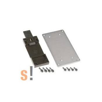   TMP-MK2 # Rögzítő elem DIN sínhez/Fém közép elem/Műanyiog DIN sín rögzítő klip/8 db csavar/TMP-MK2/DTE20/TRACO