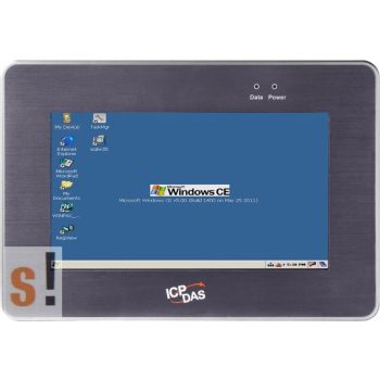   TP-2070 # 7" Ipari érintőképernyős monitor/Touch Monitor/RS-232/USB/TFT LCD/350cd/800x480/IP65 védettség, ICP DAS