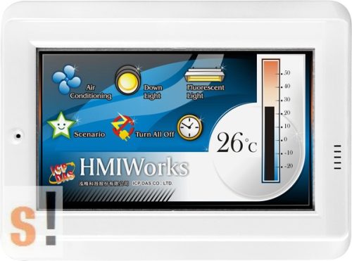 TPD-430-EU # 4.3" HMI Panel/RS-485/USB/Modbus RTU/RTC, ICP DAS