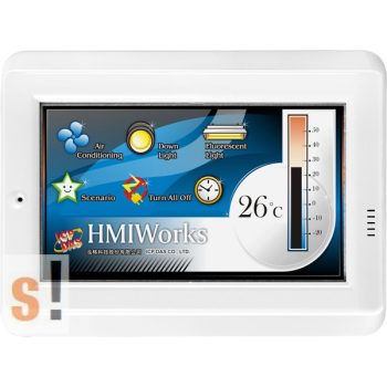   TPD-430-H-EU # 4.3" HMI Panel/RS-485/USB/Modbus RTU/RTC, ICP DAS