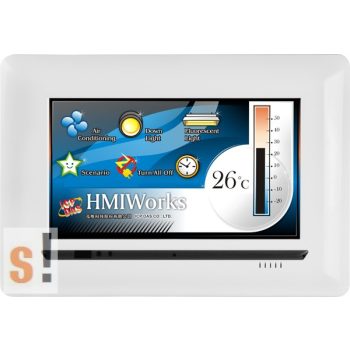   TPD-703-64 # 7" HMI Panel/RS-485/RS-232/PoE Ethernet/Modbus TCP/RTU, ICP DAS