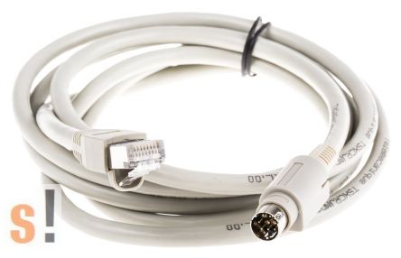 TSXCRJMD25 # Schneider PLC RJ45 MiniDIN kábel/2,5 méter, Schneider TSXCUSB485 programozó adapterhez/Schneider