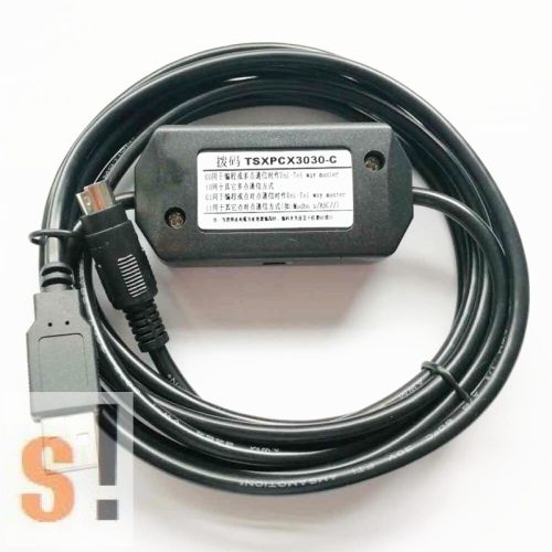 TSXPCX3030-C # TSXPCX3030 Schneider TSX/Neza/Twido/Nano PLC programozó kábel/Schneider PLC Programming Cable/ Amsamotion