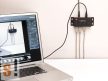 UA0141A # Aktív 4 portos USB HUB/Fém készülékház/szerelőlapra vagy DIN sínre rögzíthető/5x LED/USB 2.0/max. 480 Mbps/LOGILINK