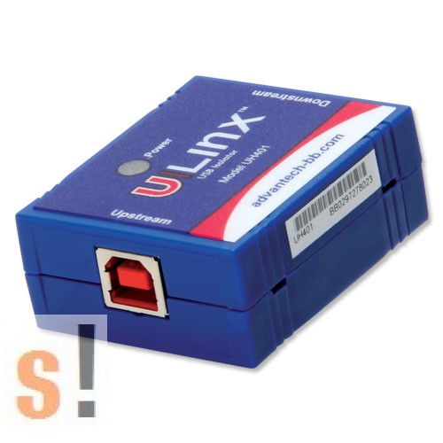 UH401-2KV # USB optikai leválasztó adapter/USB Isolator/ 2 kV, B+B SmartWorx