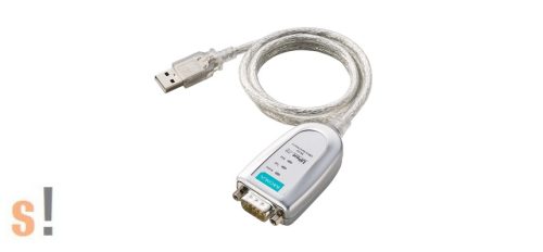UPort 1110 # USB - soros RS-232 konverter/Ipari megbízhatóság és minőség/ MOXA