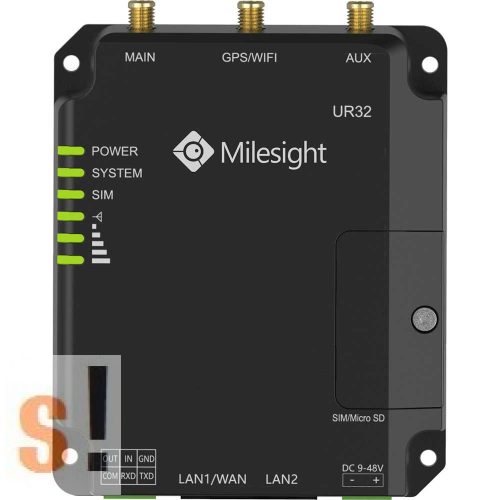 UR32-L04EU-W # LTE Router/3G/4G/2x LAN/1x RS232/WLAN/Milesight