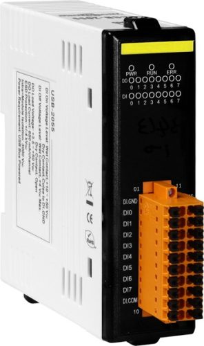 USB-2055 # USB I/O Modul/8x DI/8x DO/szigetelt, ICP DAS, ICP CON