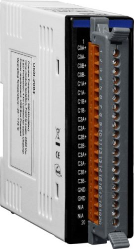 USB-2084 # USB I/O Modul/4x/8x/Számláló/Frekvencia/Enkoder, ICP DAS, ICP CON