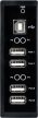 USB-2560/S CR # 4 portos ipari USB hub/ tartozék tápegység adapter, ICP DAS