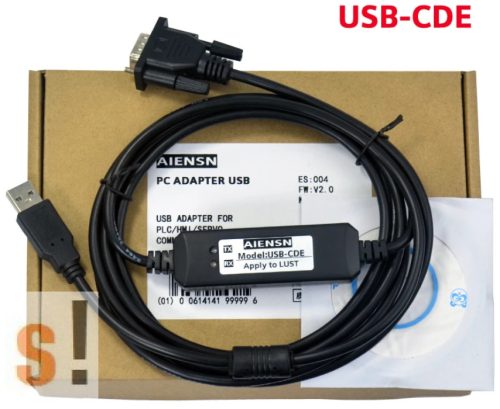 USB-CDE # USB programozó kábel/ LUST CDE34.024  servo drive/AIENSN