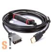 USB-CN226 # USB programozó kábel/adapter OMRON CS/CJ,CQM1H,CPM2C PLC-hez/AMSAMOTION