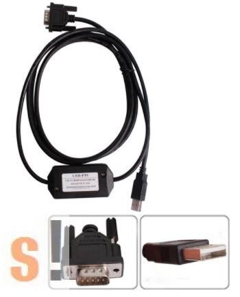 USB-PPI # Siemens Simatic S7-200 PLC programozó kábel/ USB port/ 6ES7 901-3DB30-0XA0 / Amsamotion