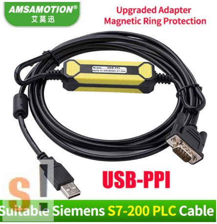 6ES7 901-3DB30-0XA0 USB-PPI kábel Siemens S7-200 PLC-hez