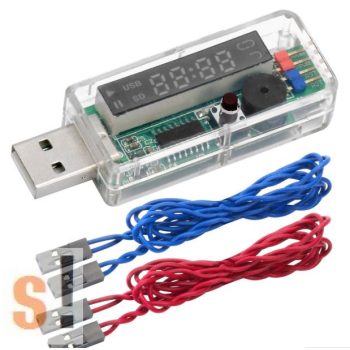   USB-Watchdog-LED # USB Watchdog modul/PC újraindítás/10-1270 másodperc timeout/1-99 nap restart/LED kijelző