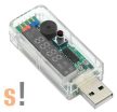 USB-Watchdog-LED # USB Watchdog modul/PC újraindítás/10-1270 másodperc timeout/1-99 nap restart/LED kijelző