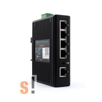   USR-SDR050-L # Ipari 5 portos Ethernet switch/10/100 Mbps/DIN sínre/Fém ház/IP40 védettség/9~36Vdc táp/-40°C ~ +85°C/USR IOT