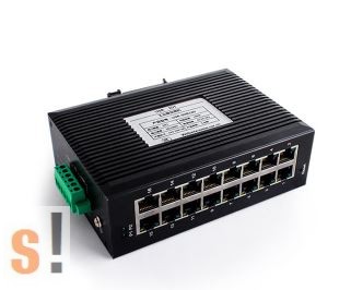 USR-SDR160 # Ipari 16 portos Ethernet switch/10/100 Mbps/DIN sínre/Fém ház/IP40 védettség/10~58Vdc táp/-40°C ~ +85°C/USR IOT