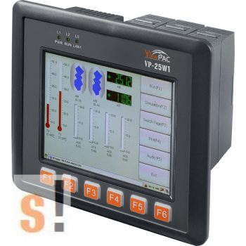   VP-25W1 # ViewPAC PLC/CE 5.0/3 hely/5.7" érintőképernyős Touch LCD, ICP DAS, ICP CON