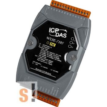   WISE-7105 # POE Controller/Modbus TCP/PoE Ethernet/8x AI/hőelem/4x DO/szigetelt, ICP DAS