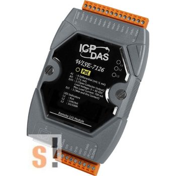   WISE-7126 # POE Controller/Modbus TCP/PoE Ethernet/6x AI/2x AO/2x DI/2x DO, ICP DAS