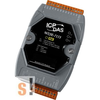   WISE-7153 # POE Controller/Modbus TCP/PoE Ethernet/16x DI, ICP DAS