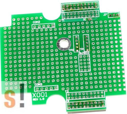 X001 # I/O bővítő kártya/prototípus/nagy/60x70mm ICP DAS