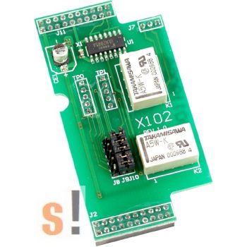 X102 # I/O bővítő kártya/2x relé kimenet RO, ICP DAS