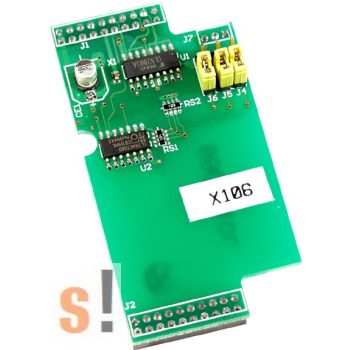 X106 # I/O bővítő kártya/3x DI/2x DO, ICP DAS