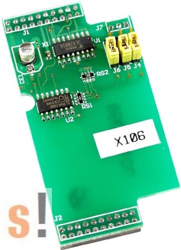 X106 # I/O bővítő kártya/3x DI/2x DO, ICP DAS