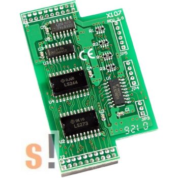 X107 CR # I/O bővítő kártya/6x DI/7x DO, ICP DAS