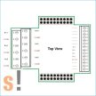 X116 # I/O bővítő kártya/4x DI/6x relé ki RO/szigetelt, ICP DAS