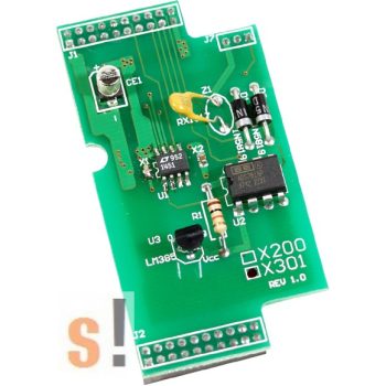   X301 # I/O bővítő kártya/1x AI/0~2,5V/1x AO/0~4.095V, ICP DAS