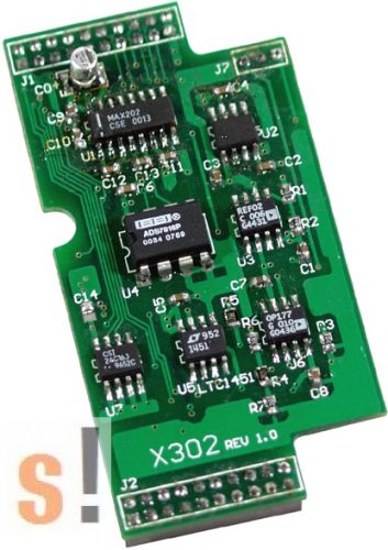 X302 # I/O bővítő kártya/1x AI/+-5V/1x AO/+-5V, ICP DAS