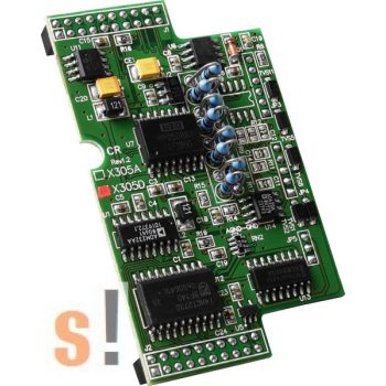   X305D # I/O bővítő kártya/8x AI/0~20mA/2x DI/2x DO, ICP DAS