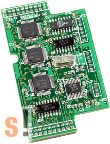 X506 CR # I/O bővítő kártya/6x RS-232/3 pin, ICP DAS