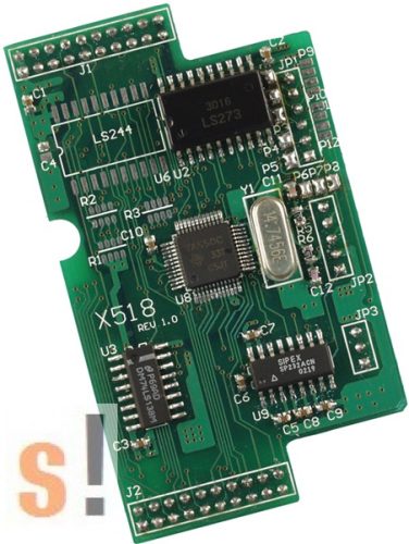 X518 CR # I/O bővítő kártya/1x RS-232 port/5 pin/8x DO, ICP DAS