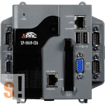   XP-8049-CE6 # XP-8000 InduSoft SCADA PAC Controller/AMD-LX800/Windows CE6 OS/0x férőhely, 300 Tags, ICP DAS